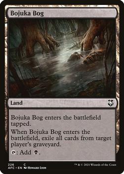 2021 Magic The Gathering Adventures in the Forgotten Realms Commander #226 Bojuka Bog Front