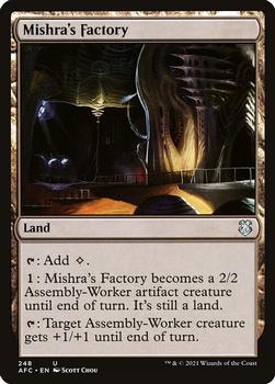 2021 Magic The Gathering Adventures in the Forgotten Realms Commander #248 Mishra's Factory Front