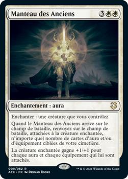 2021 Magic The Gathering Adventures in the Forgotten Realms Commander (French) #8 Manteau des Anciens Front