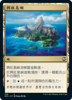 2021 Magic The Gathering Adventures in the Forgotten Realms Commander (Chinese Traditional) #270 興旺島嶼 Front