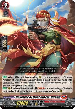 2021 Cardfight!! Vanguard Booster Pack 03: Advance of Intertwined Stars #2 Howitzer of Dust Storm, Dustin Front