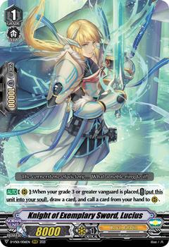 2021 Cardfight!! Vanguard Special Series 01: V Clan Collection Vol.1 #6 Knight of Exemplary Sword, Lucius Front