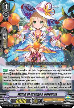 2021 Cardfight!! Vanguard Special Series 01: V Clan Collection Vol.1 #17 Witch of Oranges, Valencia Front