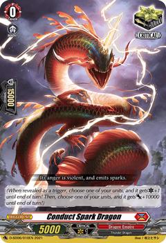 2021 Cardfight!! Vanguard Start Deck 06: Mirei Minae -Sealed Blaze Maiden- #10 Conduct Spark Dragon Front