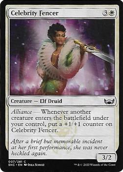 2022 Magic The Gathering Streets of New Capenna #007/281 Celebrity Fencer Front