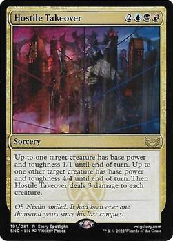 2022 Magic The Gathering Streets of New Capenna #191/281 Hostile Takeover Front