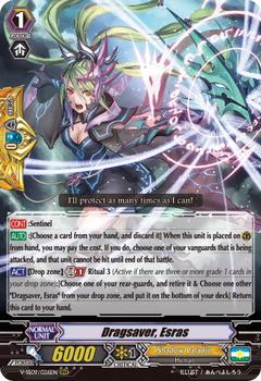 2021 Cardfight!! Vanguard Special Series 09 “Revival Selection” #26 Dragsaver, Esras Front