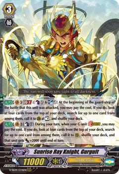 2021 Cardfight!! Vanguard Special Series 09 “Revival Selection” #34 Sunrise Ray Knight, Gurguit Front