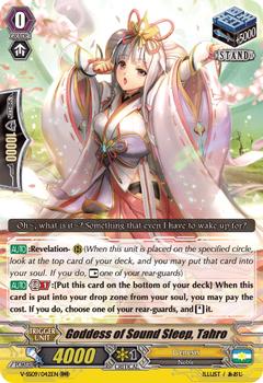 2021 Cardfight!! Vanguard Special Series 09 “Revival Selection” #42 Goddess of Sound Sleep, Tahro Front