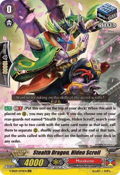 2021 Cardfight!! Vanguard Special Series 09 “Revival Selection” #70 Stealth Dragon, Hiden Scroll Front