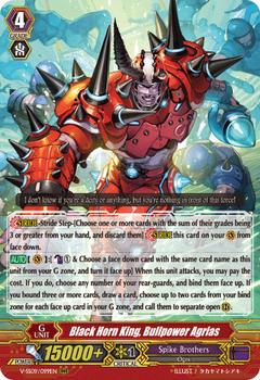 2021 Cardfight!! Vanguard Special Series 09 “Revival Selection” #99 Black Horn King, Bullpower Agrias Front