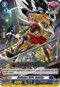 2021 Cardfight!! Vanguard Booster Pack 02: A Brush with the Legends #35 Diabolos Girls, Natalia Front