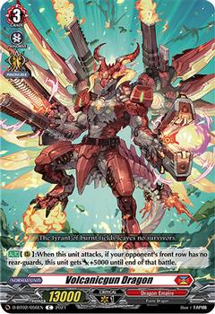 2021 Cardfight!! Vanguard Booster Pack 02: A Brush with the Legends #56 Volcanicgun Dragon Front