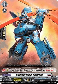 2021 Cardfight!! Vanguard Booster Pack 02: A Brush with the Legends #92 Spinvac Robo, Ramroot Front