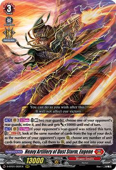 2021 Cardfight!! Vanguard Booster Pack 01: Genesis of the Five Greats #2 Heavy Artillery of Dust Storm, Eugene Front