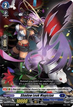 2021 Cardfight!! Vanguard Booster Pack 01: Genesis of the Five Greats #34 Shadow Leak Magician Front