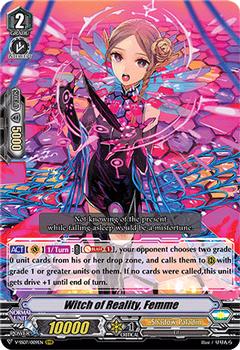 2021 Cardfight!! Vanguard Special Series 07 Clan Selection Plus Vol.1 #9 Witch of Reality, Femme Front