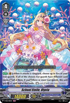 2021 Cardfight!! Vanguard Twinkle Melody #1 School Etoile, Olyvia Front