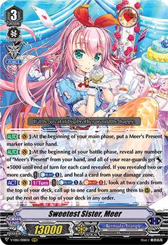 2021 Cardfight!! Vanguard Twinkle Melody #8 Sweetest Sister, Meer Front