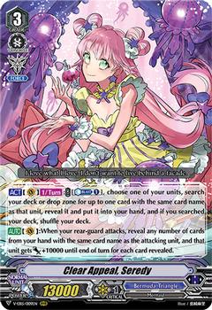 2021 Cardfight!! Vanguard Twinkle Melody #9 Clear Appeal, Seredy Front