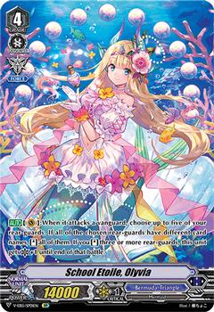 2021 Cardfight!! Vanguard Twinkle Melody #sp1 School Etoile, Olyvia Front