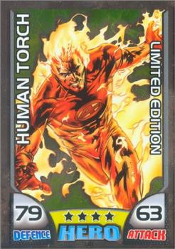 2011 Topps Hero Attax - Limited Editions #LE1 Human Torch Front
