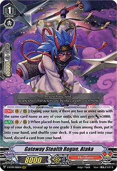 2020 Cardfight!! Vanguard Butterfly d’Moonlight #8 Gateway Stealth Rogue, Ataka Front
