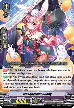 2020 Cardfight!! Vanguard Butterfly d’Moonlight #13 Masquerade Bunny Front