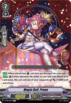 2020 Cardfight!! Vanguard Butterfly d’Moonlight #41 Magia Doll, Prana Front