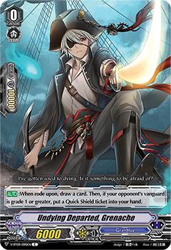 2020 Cardfight!! Vanguard Butterfly d’Moonlight #90 Undying Departed, Grenache Front