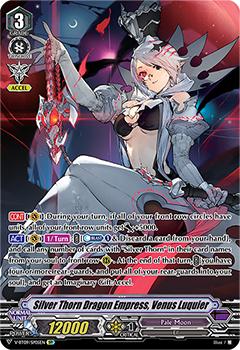 2020 Cardfight!! Vanguard Butterfly d’Moonlight #sp5 Silver Thorn Dragon Empress, Venus Luquier Front
