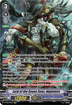 2020 Cardfight!! Vanguard Butterfly d’Moonlight #sp14 Lord of the Seven Seas, Nightmist Front