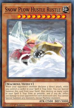 2020 Yu-Gi-Oh! Mechanized Madness English 1st Edition #SR10-EN015 Snow Plow Hustle Rustle Front