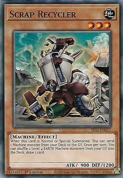 2020 Yu-Gi-Oh! Mechanized Madness English 1st Edition #SR10-EN017 Scrap Recycler Front