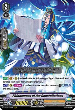 2020 Cardfight!! Vanguard The Astral Force #6 Phinomenus of the Constellations Front