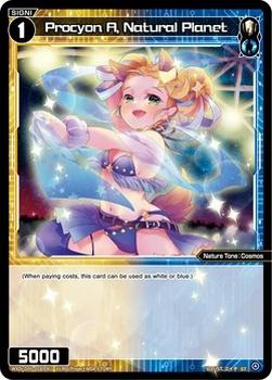 2021 Wixoss Glowing Diva #WXDi-P01-091 Procyon A, Natural Planet Front
