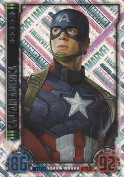 2016 Topps Hero Attax Marvel Cinematic Universe #22 Captain America Front