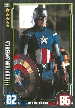 2016 Topps Hero Attax Marvel Cinematic Universe #93 Captain America Front