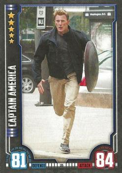 2016 Topps Hero Attax Marvel Cinematic Universe #135 Captain America Front