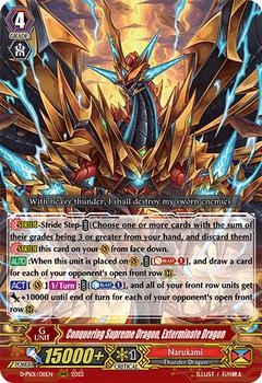 2022 Cardfight!! Vanguard P-Special Series 01: P Clan Collection #11 Conquering Supreme Dragon, Exterminate Dragon Front
