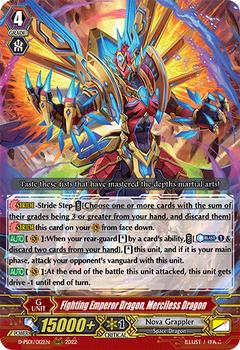 2022 Cardfight!! Vanguard P-Special Series 01: P Clan Collection #12 Fighting Emperor Dragon, Merciless Dragon Front