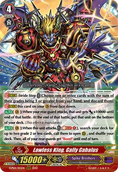 2022 Cardfight!! Vanguard P-Special Series 01: P Clan Collection #15 Lawless King, Gally Gabalus Front