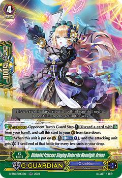 2022 Cardfight!! Vanguard P-Special Series 01: P Clan Collection #43 Diabolist Princess Singing Under the Moonlight, Oriana Front