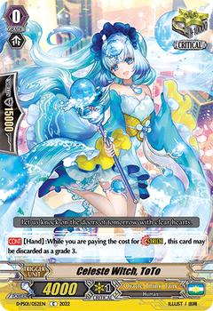 2022 Cardfight!! Vanguard P-Special Series 01: P Clan Collection #52 Celeste Witch, Toto Front