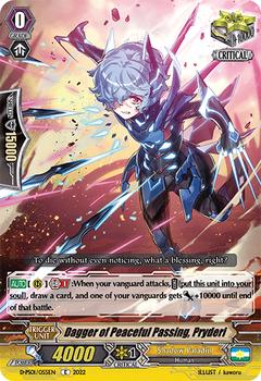 2022 Cardfight!! Vanguard P-Special Series 01: P Clan Collection #55 Dagger of Peaceful Passing, Pryderi Front