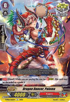 2022 Cardfight!! Vanguard P-Special Series 01: P Clan Collection #62 Dragon Dancer, Paloma Front