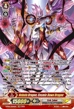 2022 Cardfight!! Vanguard P-Special Series 01: P Clan Collection #sr14 Nebula Dragon, Cosmic Dawn Dragon Front