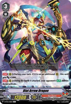 2019 Cardfight!! Vanguard Aerial Steed Liberation #68 Blat Arrow Dragon Front