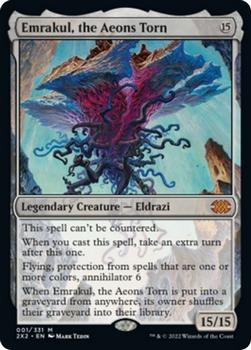 2022 Magic The Gathering Double Masters #1 Emrakul, the Aeons Torn Front