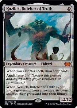 2022 Magic The Gathering Double Masters #2 Kozilek, Butcher of Truth Front